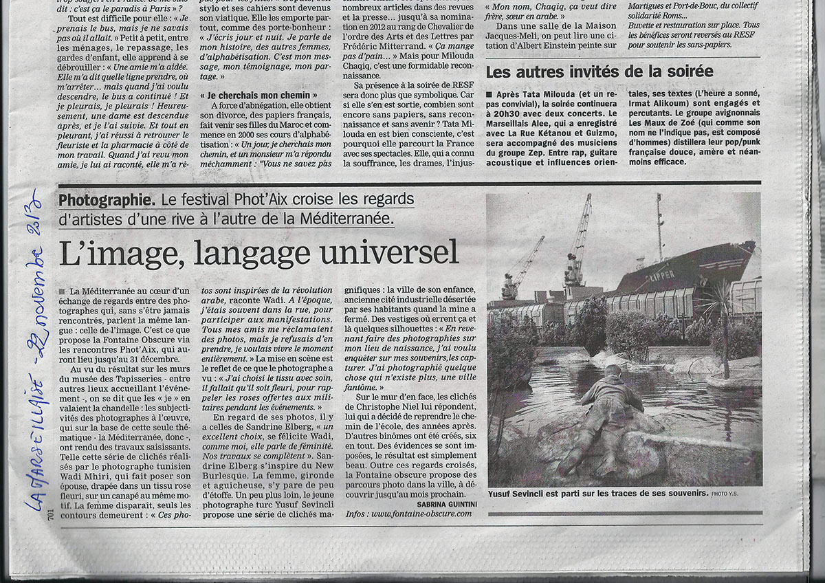 daily newspaper aix en provence, september 2013