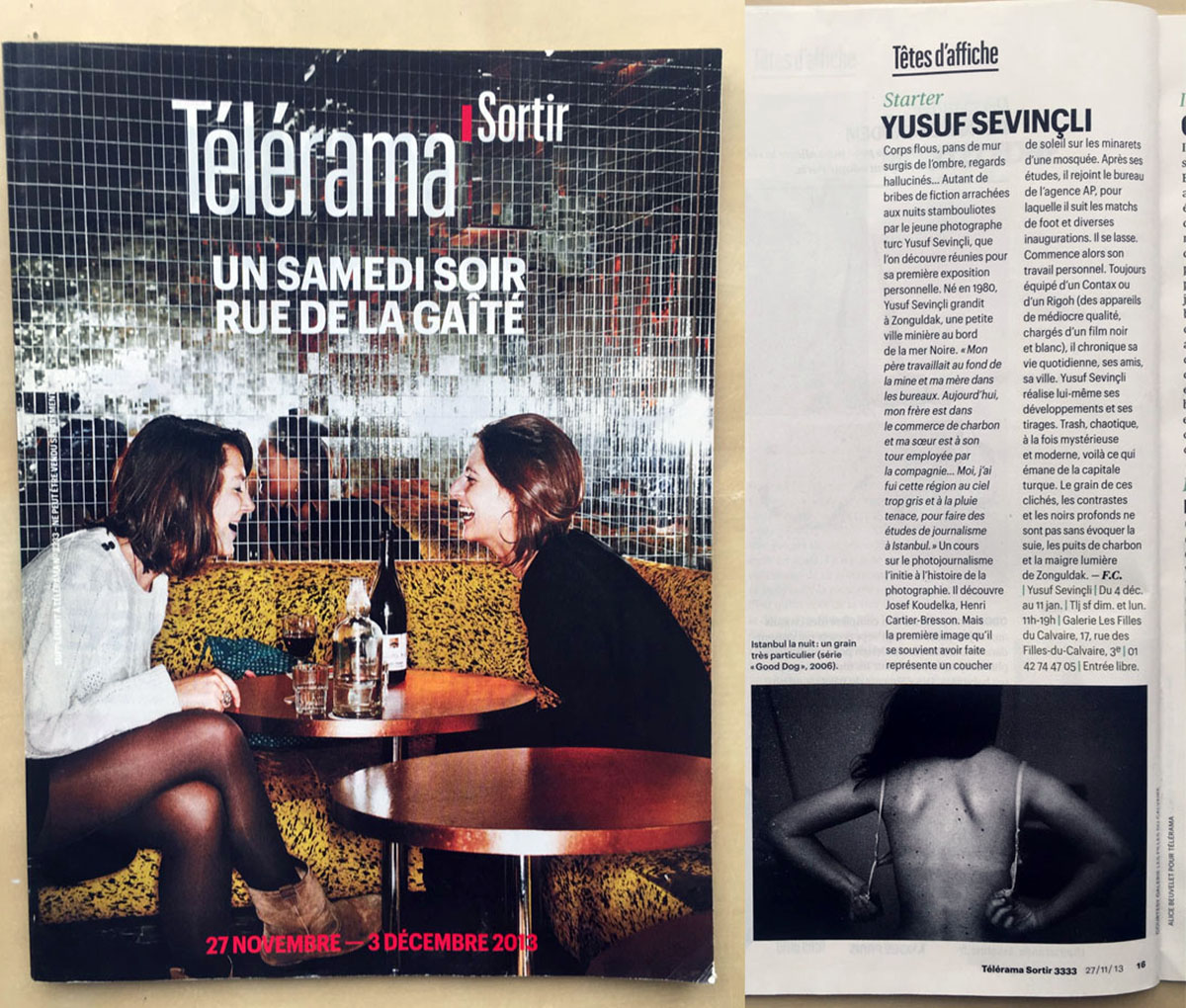 telerama magazine, november 2013