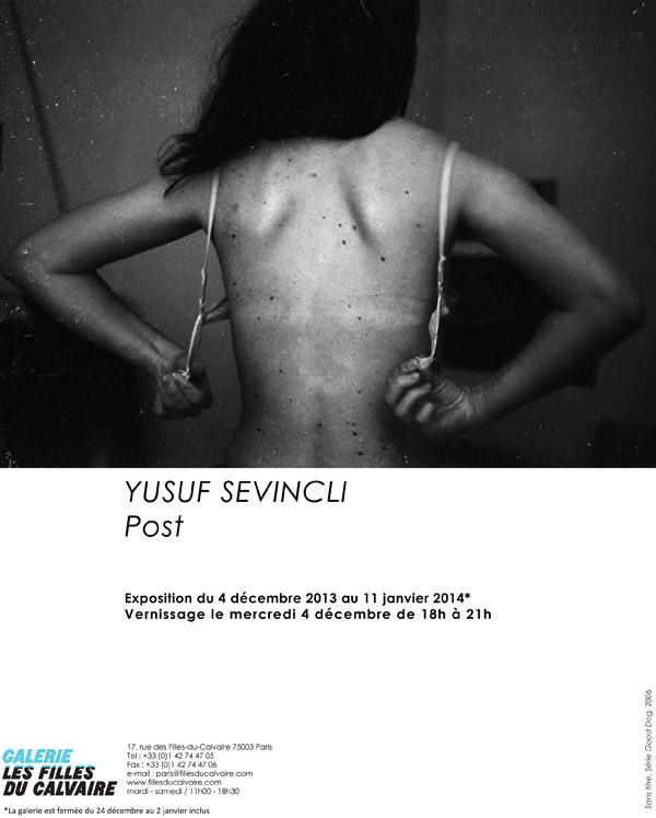 exhibition 'Post', galerie les filles du calvaire