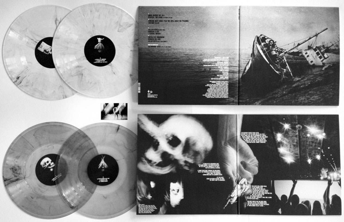 album cover; oiseaux tempete - distopia