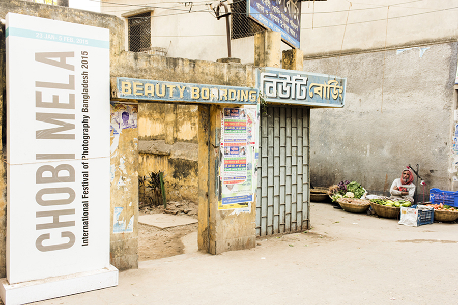 Exhibition at chobi mela festival, dhaka