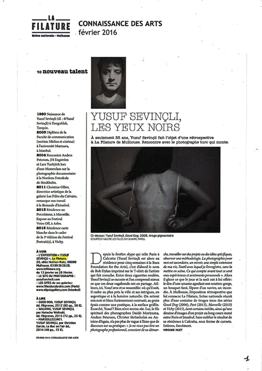 Connaisance des arts magazine, february 2016